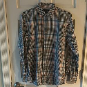 Banana Republic Blue print Casual Button Down Shirt